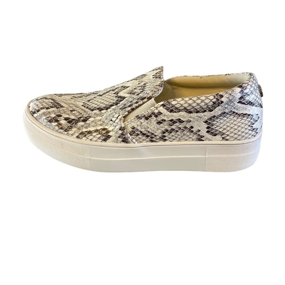 Steve Madden Women's Gills‎ Classic Slip-On Fashion Sneaker, Bone Snake 6.5 - Picture 5 of 10